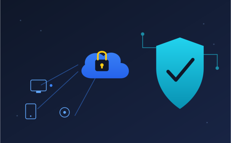 Illustrazione su cloud e cybersecurity per il Voucher Cloud & Cybersecurity